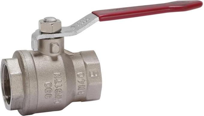 Actual product image Magni Ball valve BR 990 Lever handle, IG/IG G 1.1/4", PN40, brass BEE