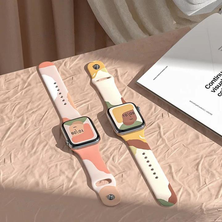 Actual product image Hurtel Strap Moro Band for Apple Watch Ultra / 9 / 8 / 7 / 6 / SE / 5 / 4 / 3 / 2 (49mm / 45mm / 44mm / 42m (49 mm, 45 mm, 42 mm, 44 mm, Plastic)