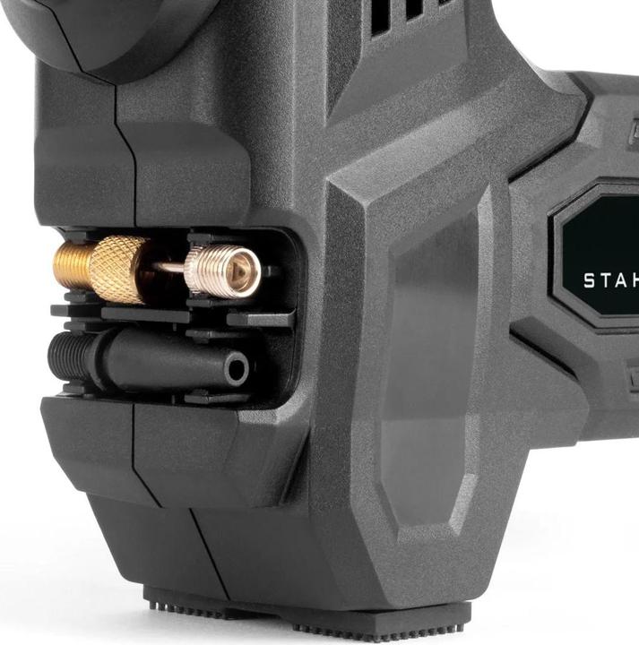 Produktbild Stahlwerk Akku Druckluftkompressor – 72 Watt Leistung und 2000 mAh Akku (10.30 Bar)