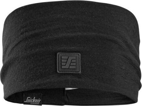 Image du produit Snickers Workwear 90190400000 Merinowolle Stirnband Grösse Einheitsgrösse Schwarz (0400)
