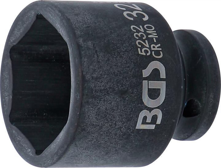 Image du produit BGS Douille à choc, six pans | 12,5 mm (1/2") | 32 mm (32 mm)