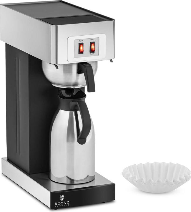 Actual product image Royal Catering Filter Coffee Machine - 2 L - incl. Thermal flask
