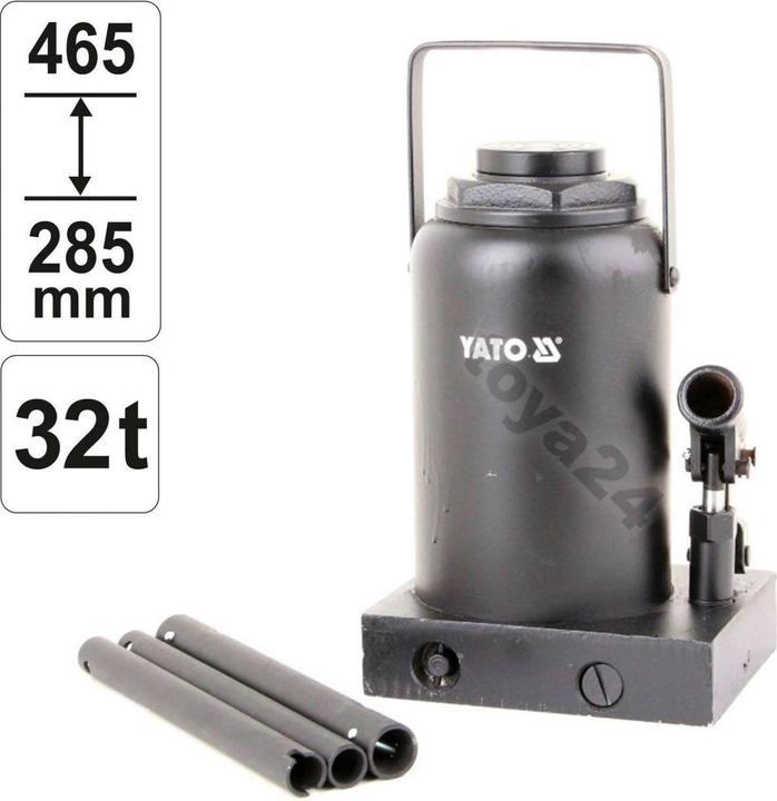 Actual product image Yato Professional hydraulic ram jack YT-17008 up to 32 tons