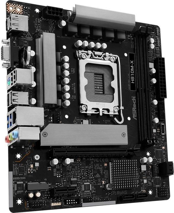 Productafbeelding AsRock MB Intel 1851 H810M-X (LGA 1851, Intel H810, mATX)