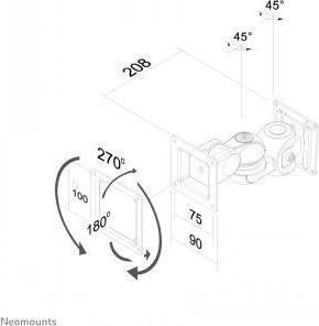 Image du produit Neomounts Fpma-W910 (Mur, 30", 12 kg)