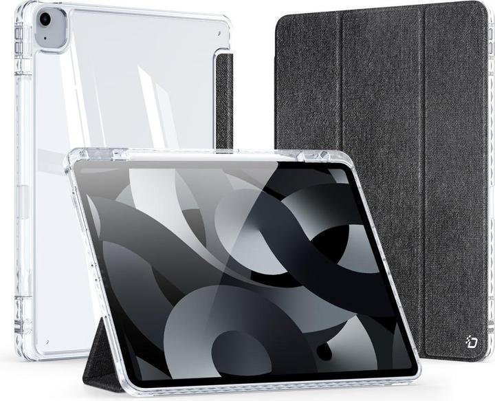 Productafbeelding Dux Ducis Unid beschermhoes iPad Air 12.9 (2024) - Zwart (Apple iPad Air 13 2024, Apple iPad Air 13 2025, Apple iPad Pro 12.9 2018, Apple iPad Pro 12.9 2020, Apple iPad Pro 12.9 2021, Apple iPad Pro 12.9 2022)