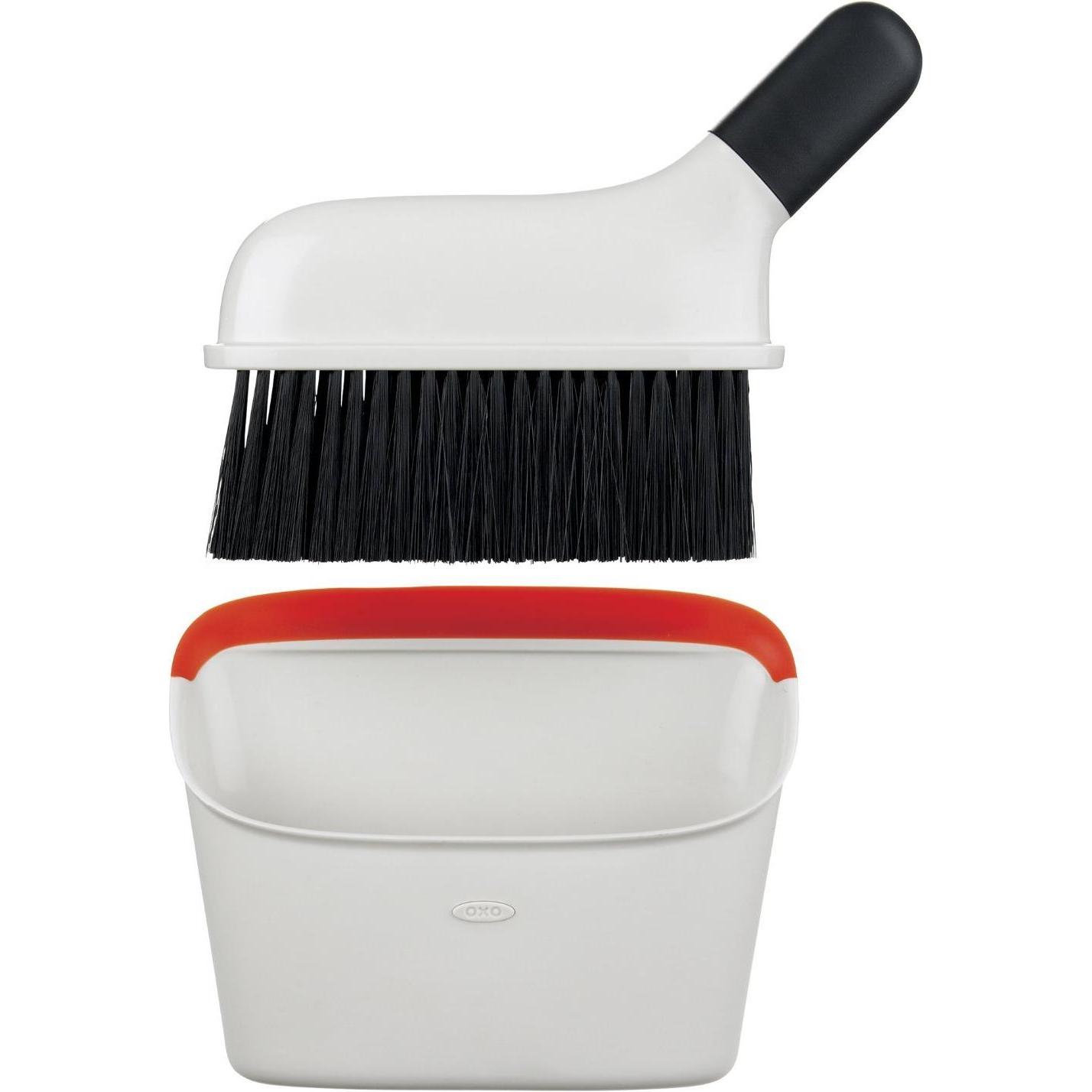 Thumbnail - OXO Good Grips Kehrgarnitur, Reinigungsutensil, Grau, Orange, Weiss