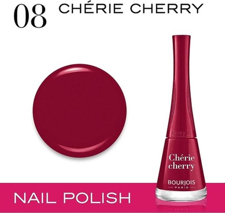 Produktbild Bourjois 1 Second (08 Cherie Cherry, Gel-Effekt Nagellack)