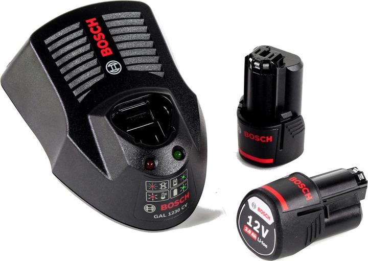 Produktbild Bosch Professional Bosch GSC 12 V-13 Akku Blechschere L-Boxx ready + 2x Akku 3,0Ah + Ladegerät