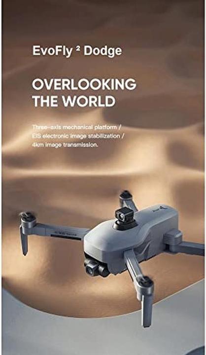 Produktbild Luxwallet EvoFly Dodge - 45Km/h - 4K GPS Drone - 4KM - Obstakel Ontwijken - 5Ghz WiFi - Gimbal 3-as Camera - M