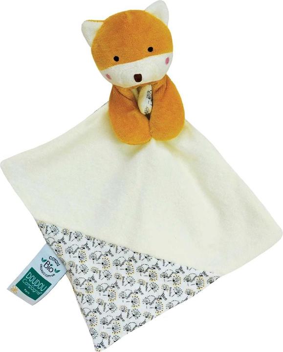 Doudou et Compagnie Fuchs Bio Schnuffeltuch 20cm 3x2 ass (MQ6) **
