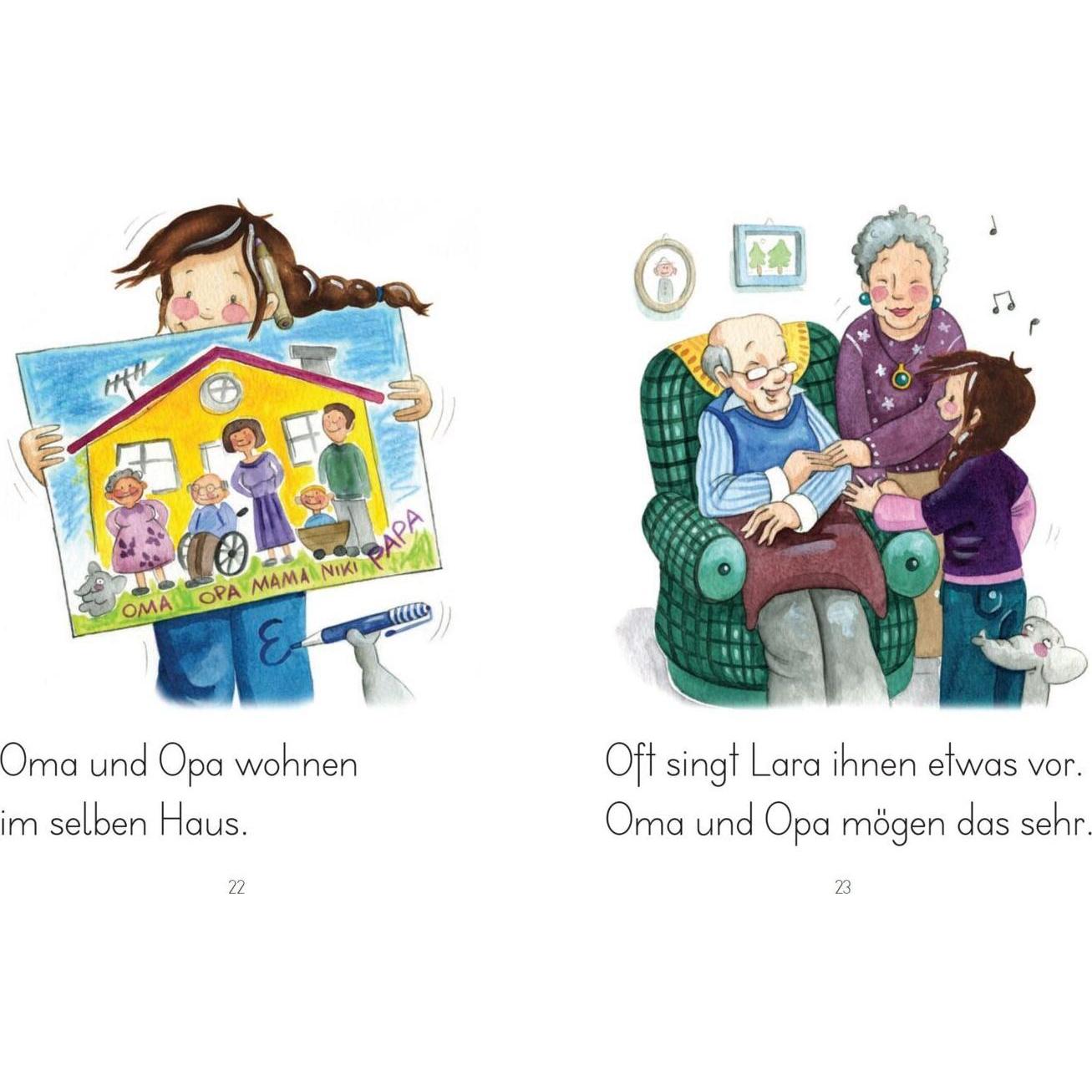 Thumbnail - LESEZUG/1. Klasse: Nur Mut, Lara!, Kinderbücher von Gabriele Rittig, Stéffie Becker