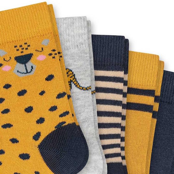 Actual product image Schiesser 5 Pack Tiger Kids Socks Boys (5-pack, 23 - 26)