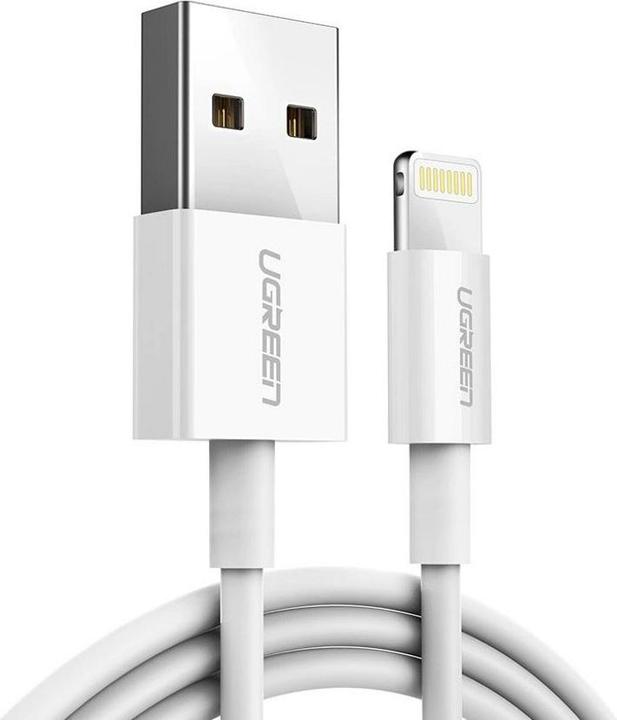 Produktbild Ugreen Lightning zu USB-A 2.0 Kabel (1 m, USB 2.0)
