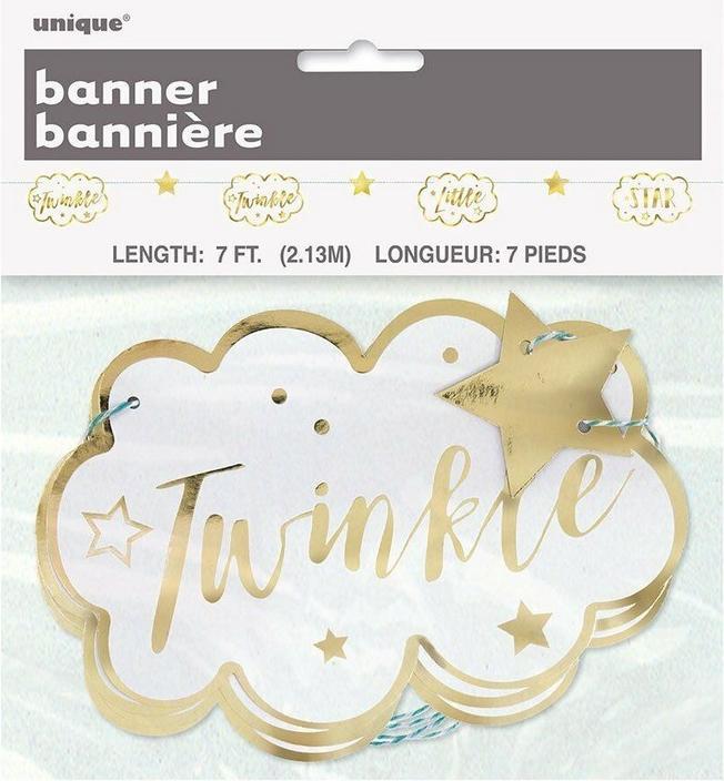 Image du produit Unique Party Guirlande en papier Twinkle Twinkle Little Star (1 pièce(s))