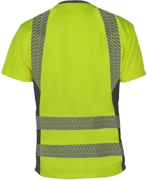 Produktbild Korntex Hi-Vis Recycled T-Shirt Gelb - Grau, Grösse S (XS, S)