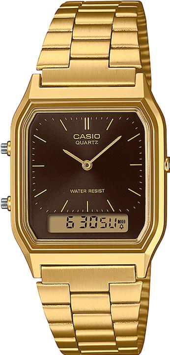 Actual product image Casio Vintage AQ-230GA-5AMQYES Classic Color (Digital watch, Analogue wristwatch, 27.80 mm)