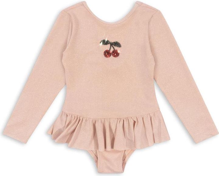 Actual product image Konges Slojd Jade LangarmBadeanzug Evening Sand (98)