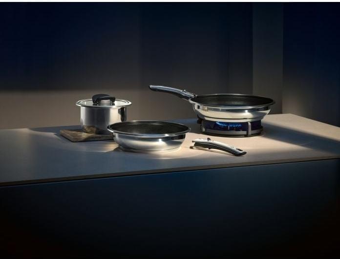 Produktbild WMF Compact Cuisine Topf-Set, 3-teilig (Pfannenset + Topfset, Edelstahl)