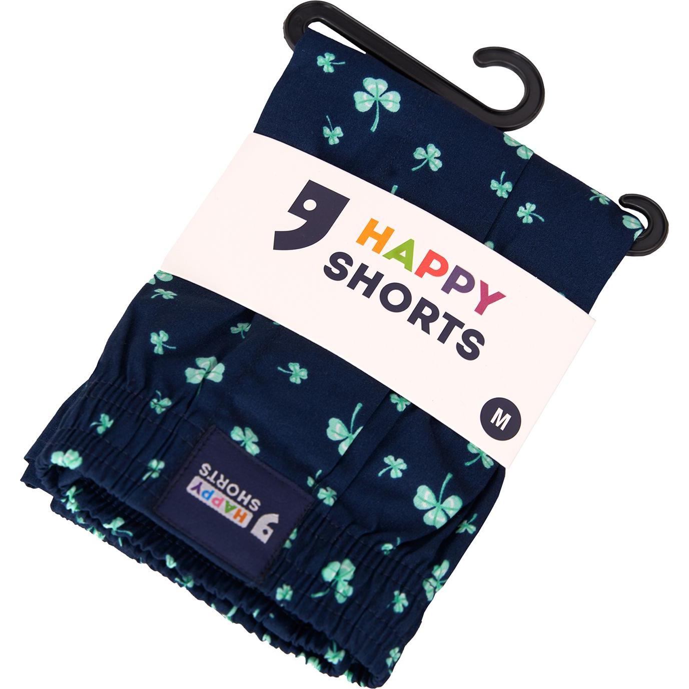 Happy shorts, Herren, Unterhosen, Web-Boxershorts Casual Bequem sitzend, Grün, (L, Einzelpack)