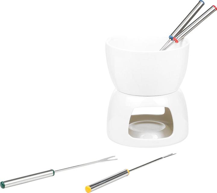 Fs-Star Schokoladen Fondue-Set aus Porzellan (Fondue au chocolat)