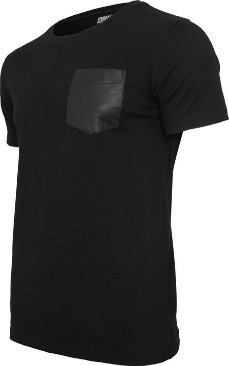 Produktbild Urban Classics Synthetic Leather Pocket Tee (S)