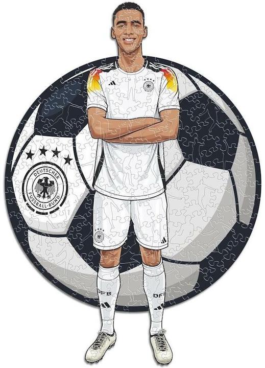 Produktbild Iconic Jamal Musiala (Deutsche Nationalmannschaft) - Holz Puzzle Grösse M (270 Teile) (270 Teile)
