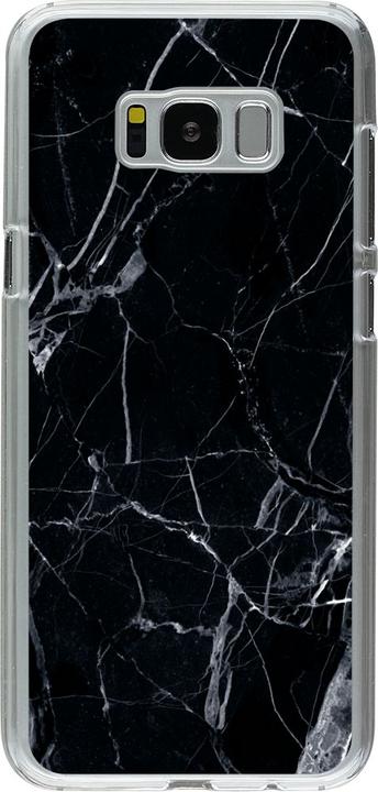 Actual product image PhoneLook Sleeve transparent Marble Black 01 (Samsung Galaxy S8+)