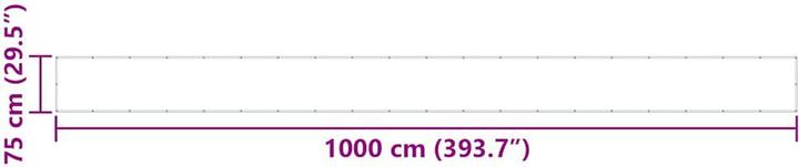 Produktbild vidaXL Balkon Sichtschutz (1000 cm)