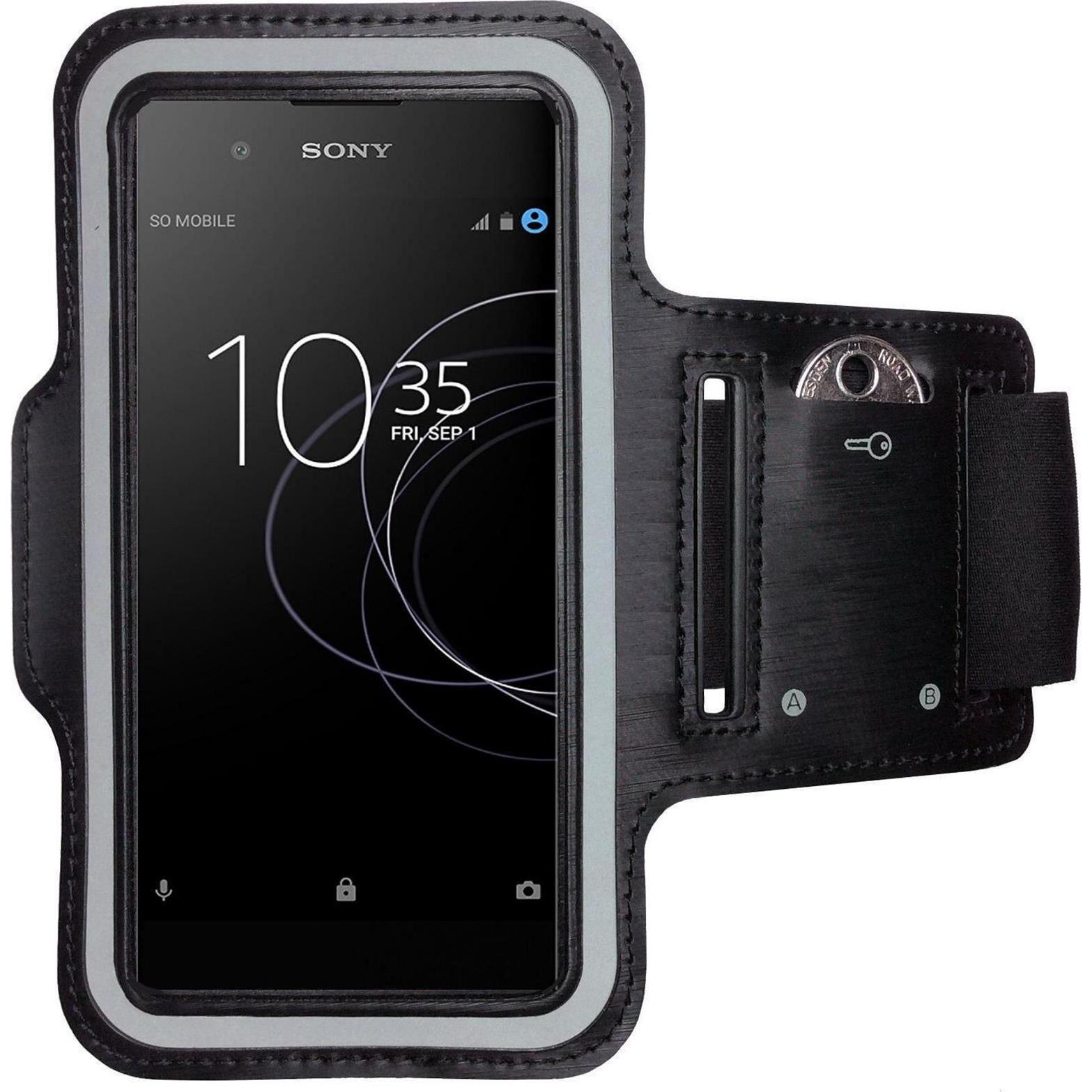 Thumbnail - CoverKingz Sportarmband für Sony Xperia XA1, Smartphone Sportarmband, Schwarz