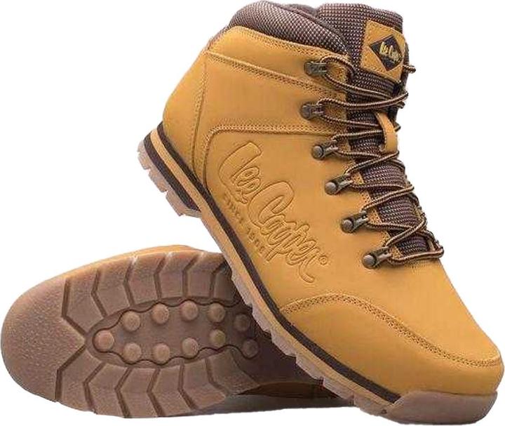 Produktbild Lee Cooper Logo Wanderstiefel Leder (45)