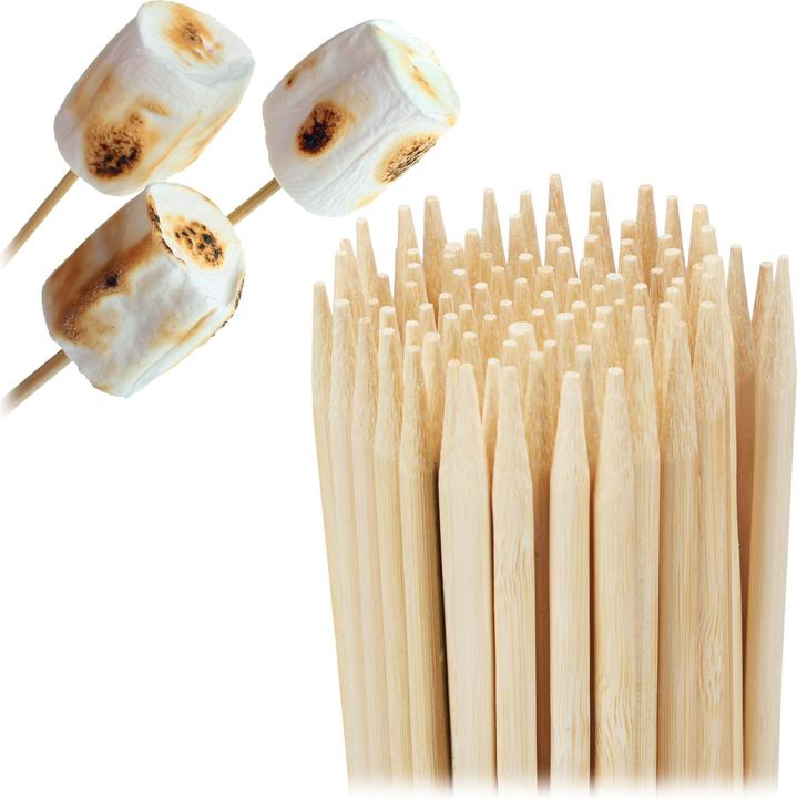 Actual product image Relaxdays Wooden skewers