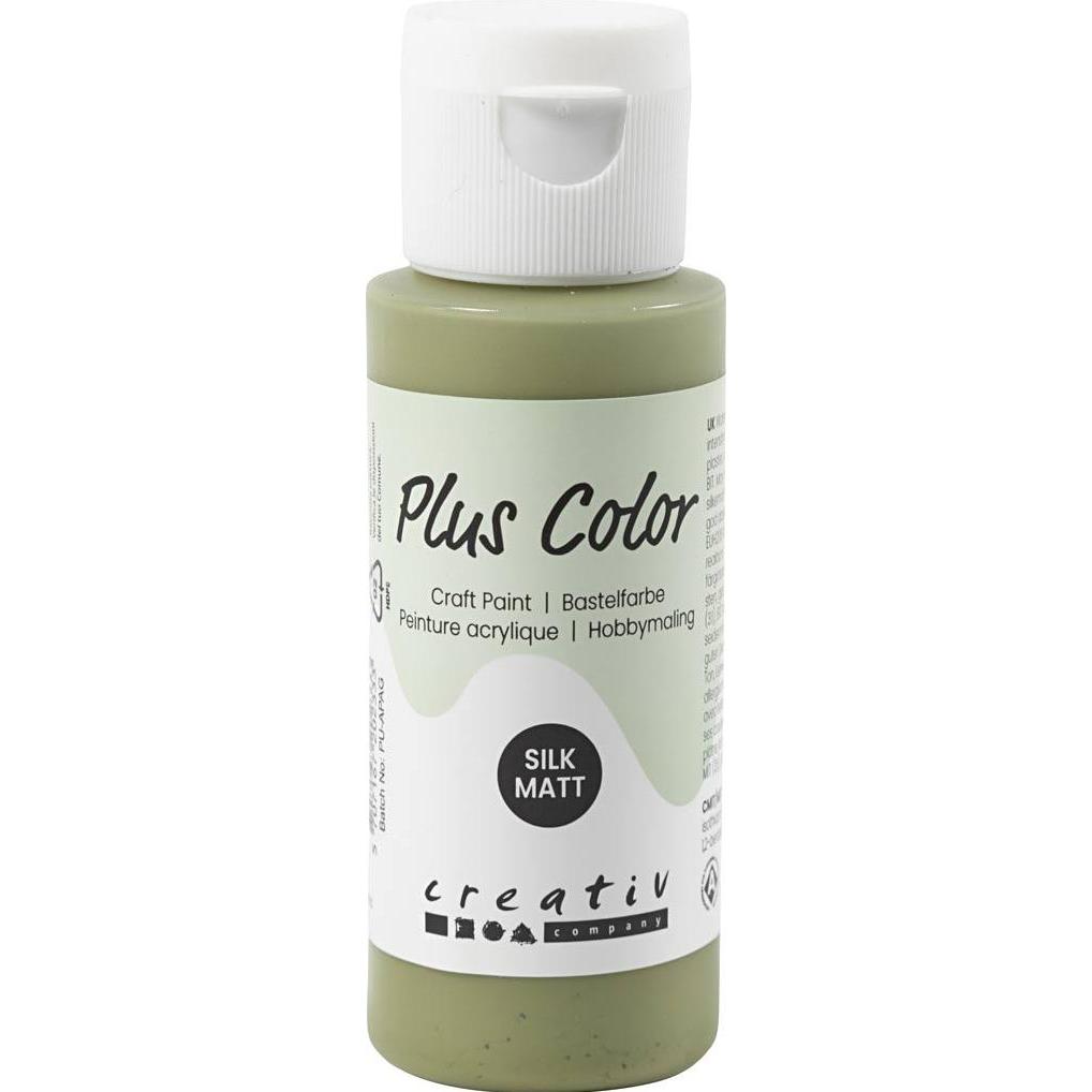 Plus Color, Colore + Vernice per fai da te, Craft Paint (60 ml)