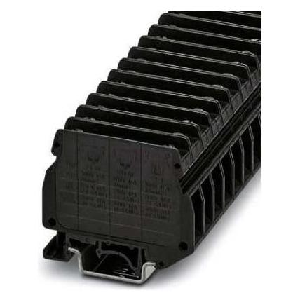 Phoenix Contact Sicherungsreihenklemme USIG Schwarz 50 St., Elektronikkabel + Stecker, Schwarz