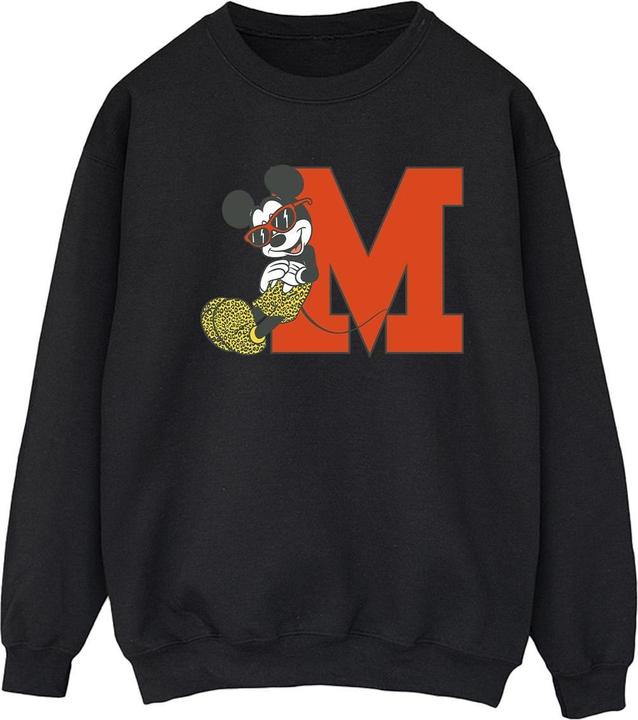 Actual product image Disney Womens/Ladies Mickey Mouse Leopard Trousers Sweatshirt (S)