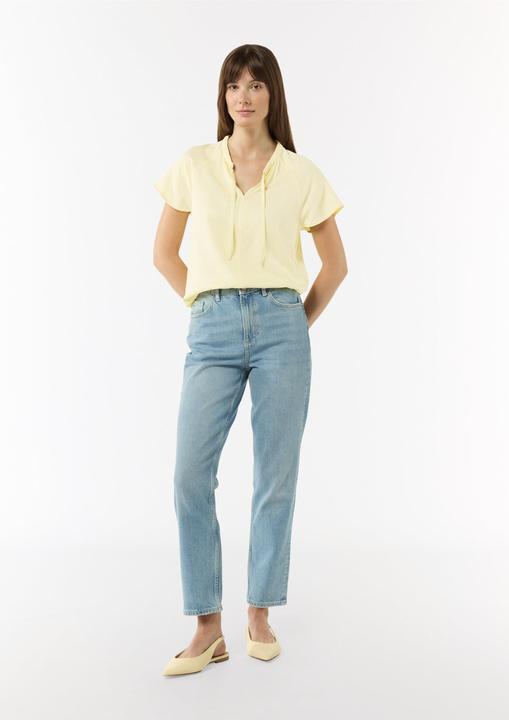 Actual product image Comma Bluse Bluse mit Raglanärmeln und Logotape (36)