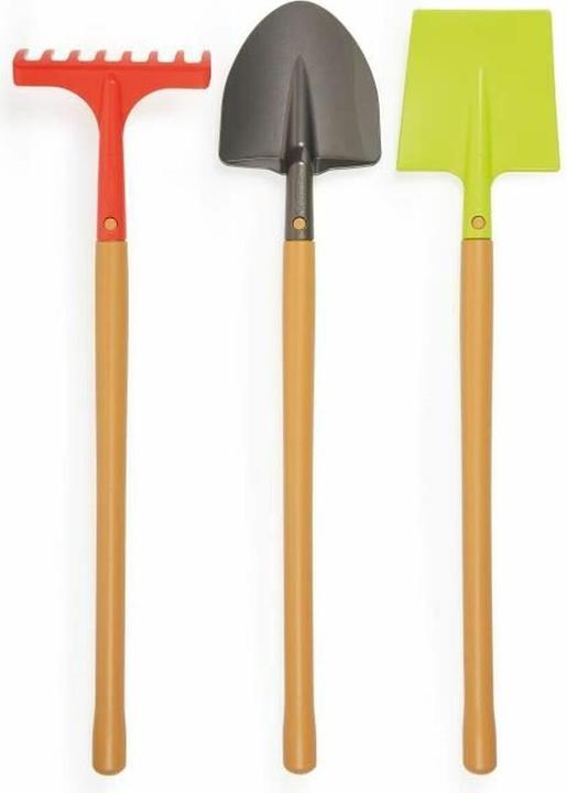 Image du produit Ecoiffier Outils de jardinage en métal avec manche en bois, 3 pcs.