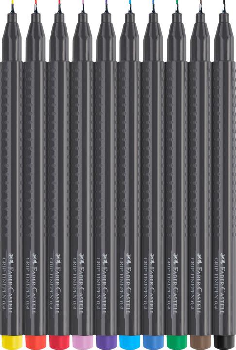 Produktbild Faber-Castell Grip Finepen (Mehrfarbig, 10 x)