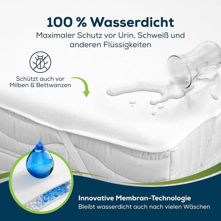 Produktbild Sensalou Wasserdichte Matratzenschoner 2er-Set (60 x 120 cm) (60 x 120 cm)