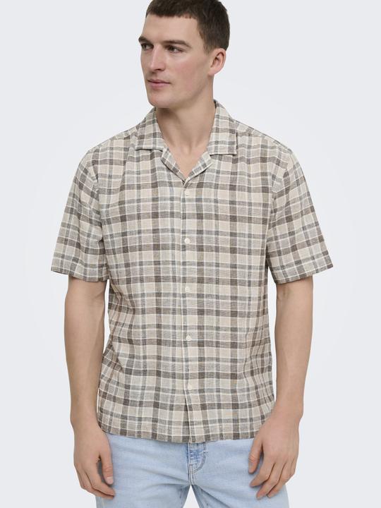 Immagine prodotto Only & Sons ONSCAIDEN Leinen Hawaii-Hemd Hawaii-Hemd (M)
