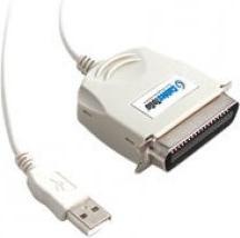 Actual product image C2G Port Authority USB IEEE-1284 Parallel Printer Adapter Cable 6ft (1.83 m, Parallel (printer))