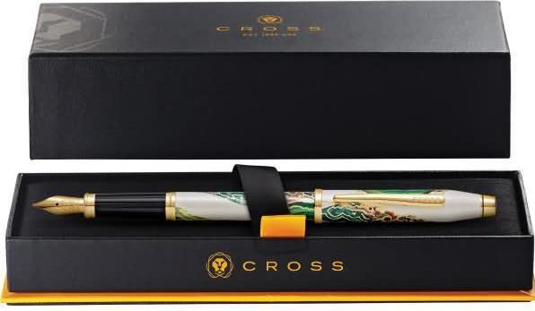 Produktbild Cross Füllhalter Wanderlust Borneo F Geschenkbox (weiss/grün, 1 x)