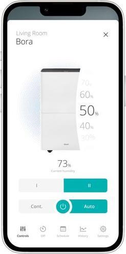 Actual product image Duux Bora Smart Dehumidifier (40 m², 20 l/24h)