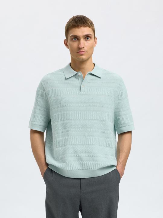 Actual product image Selected Homme Textured Polohemd aus Strick (M)