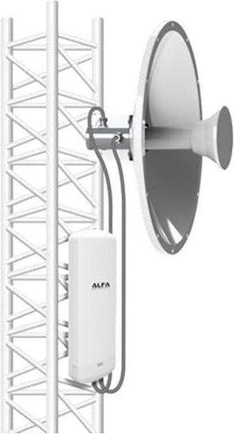 Produktbild Alfa Network N52Q-2S5F - 802.11ac WLAN Outdoor AP/CPE, ohne integrierte Antenne, mit RSMA (867 Mbit/s)