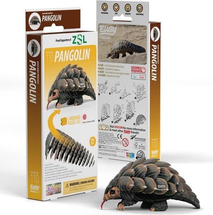 Fat Brain Toys Eugy das Schuppentier Öko-3D-Puzzle