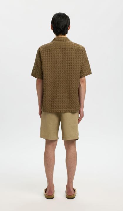 Produktbild Selected Strukturiertes Kurzarmhemd (M)