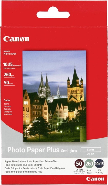 Produktbild Canon SG-201 Plus Semi-Gloss (260 g/m², 10 x 15 cm, 50 x)