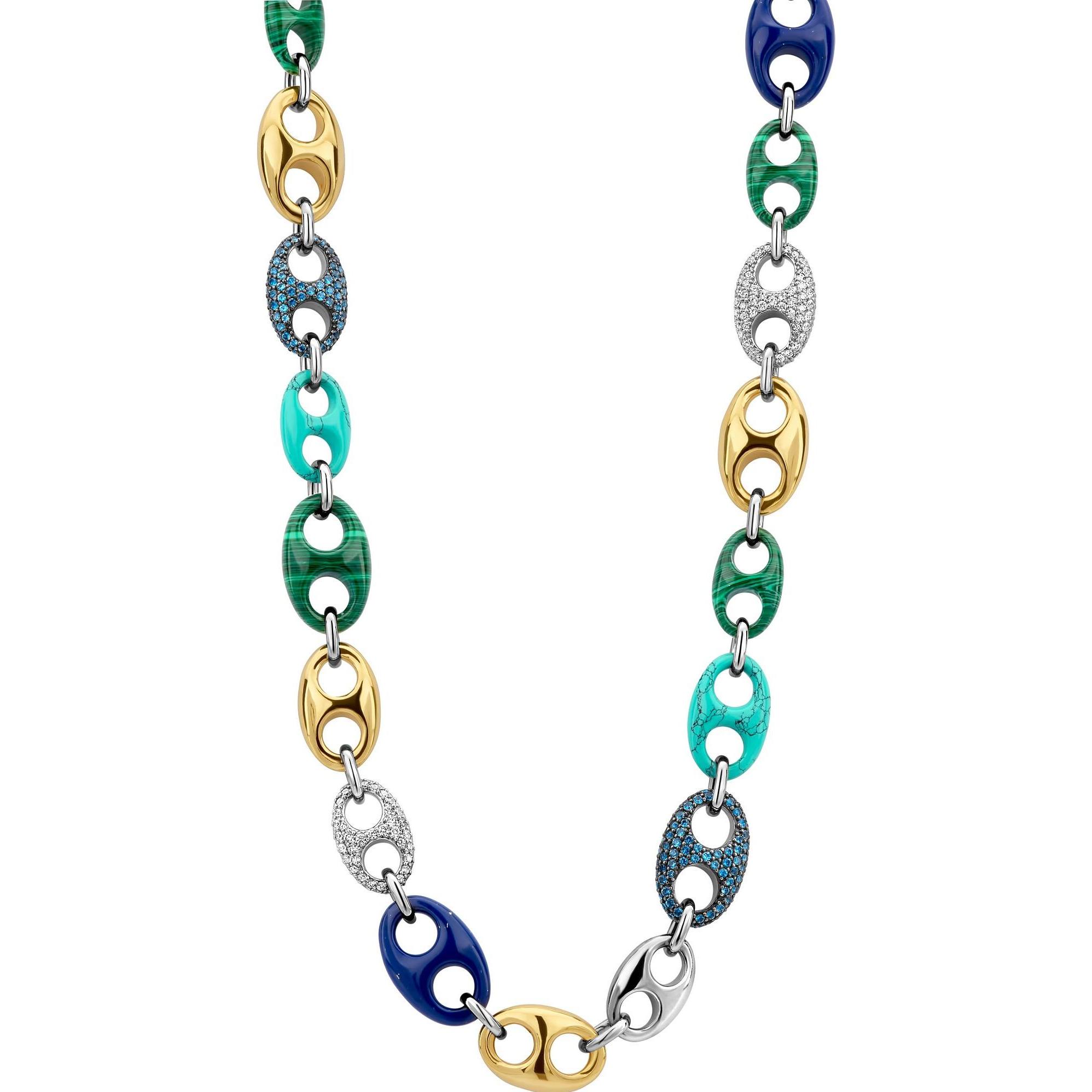 Ti Sento Milano, Halsschmuck, Kette, (925er Silber, 45 cm)