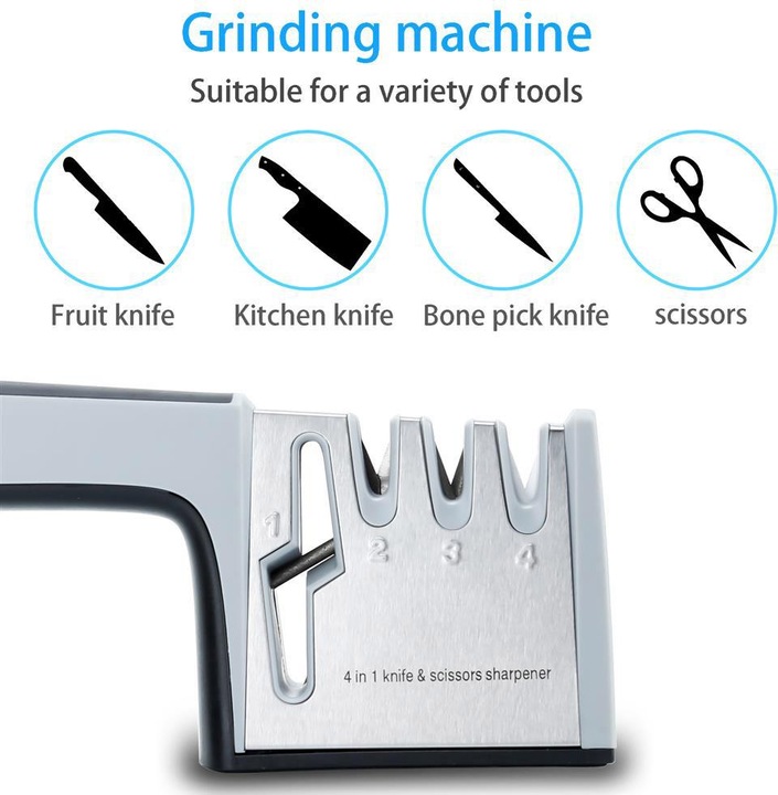 Immagine prodotto Intirilife Affilacoltelli 4 in 1